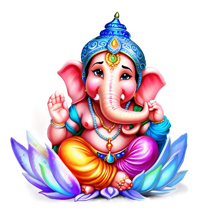 Animated Ganpati Character Png 06252024 PNG