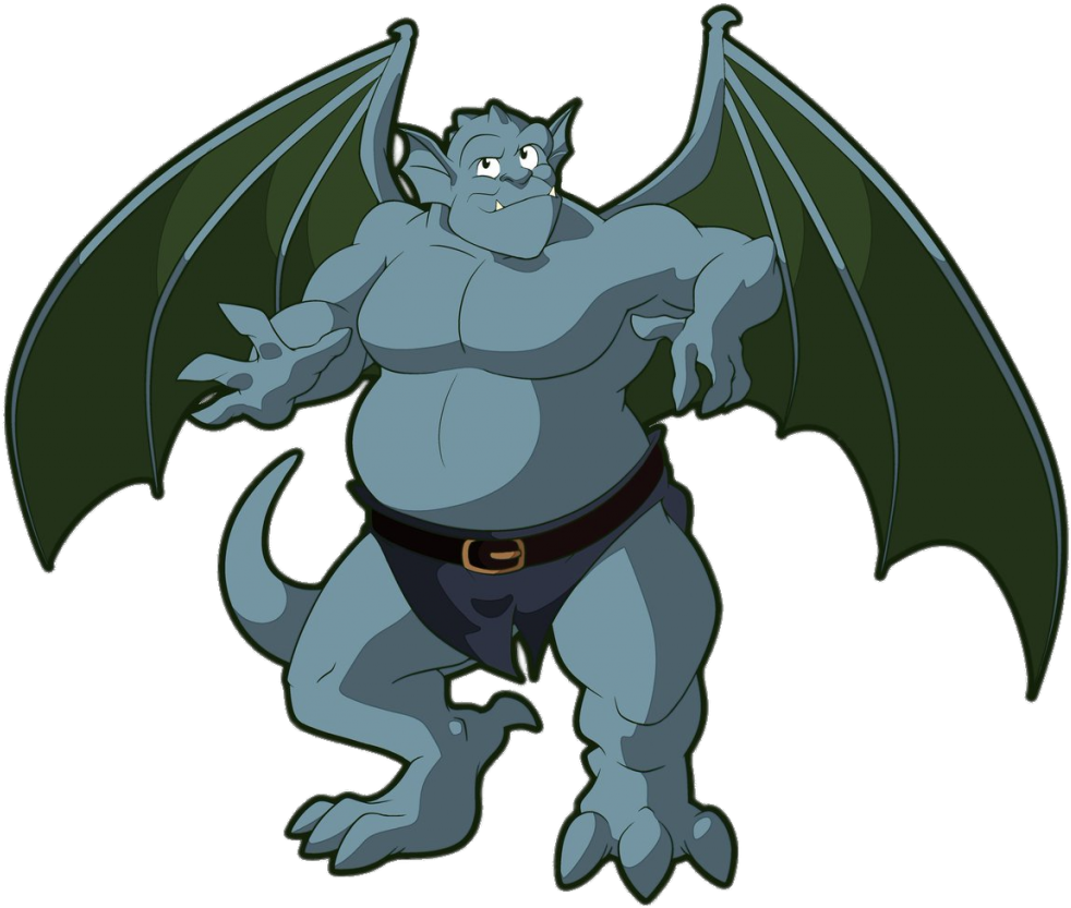 Animated Gargoyle Character PNG