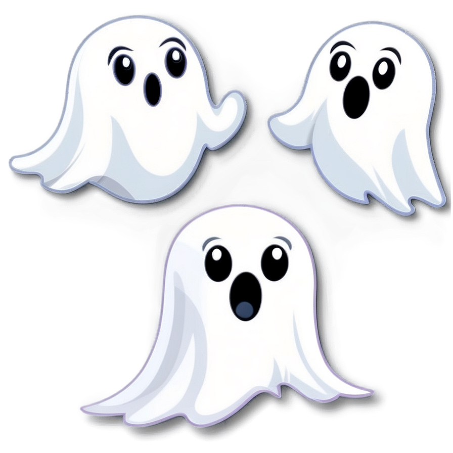 Animated Ghosts Png 05242024 PNG