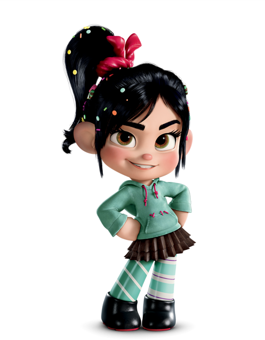 Animated Girl Character Pose PNG