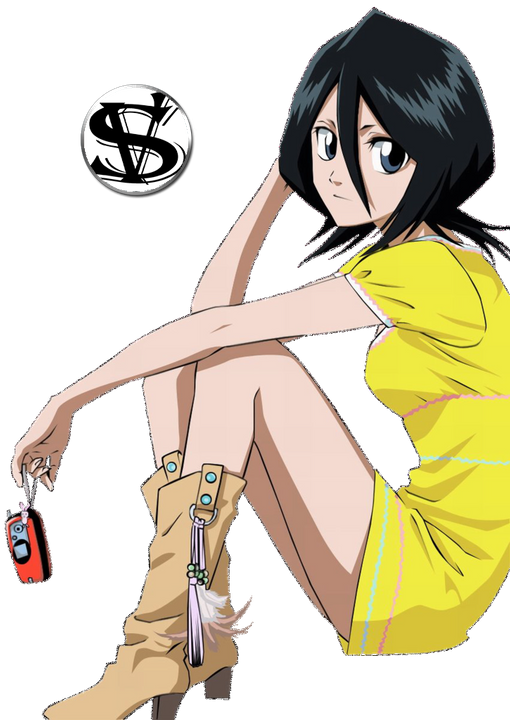 Animated Girl Yellow Dress Boots PNG
