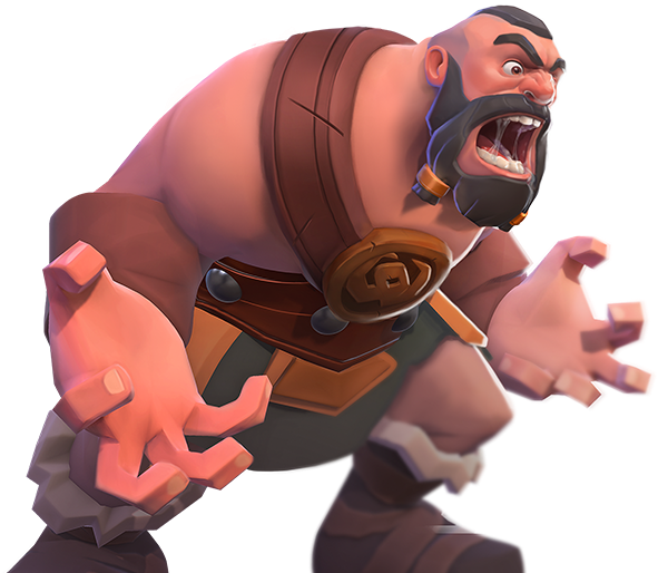 Animated Gladiator Character Roaring SVG