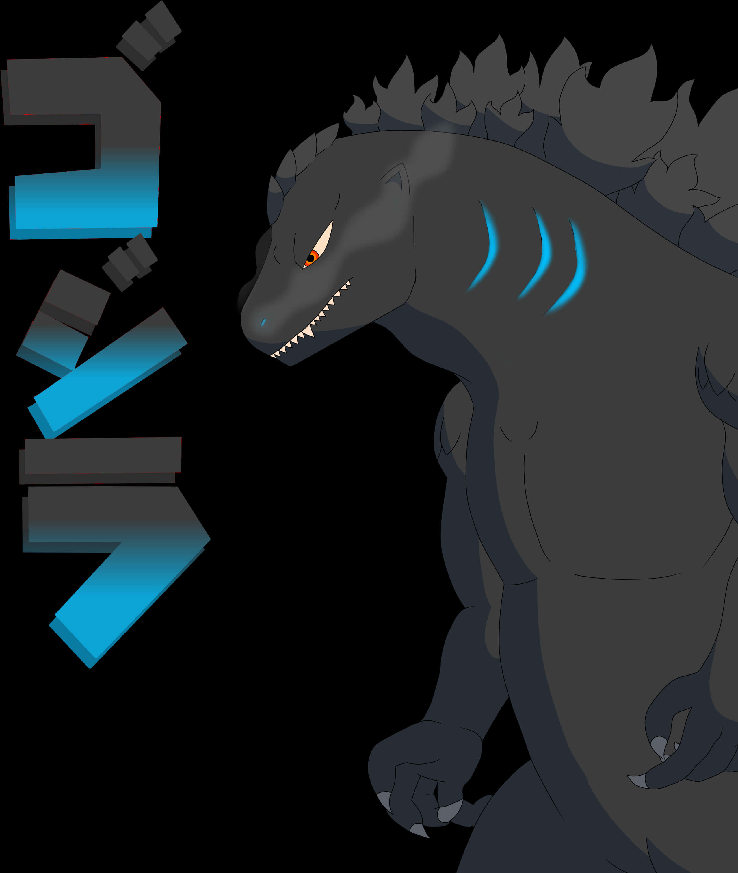 Animated Godzilla Profile PNG