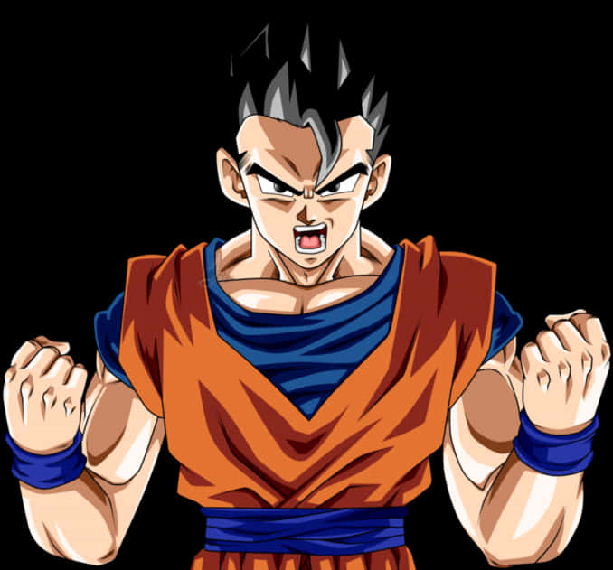 Download Animated Gohan Readyfor Battle | Wallpapers.com