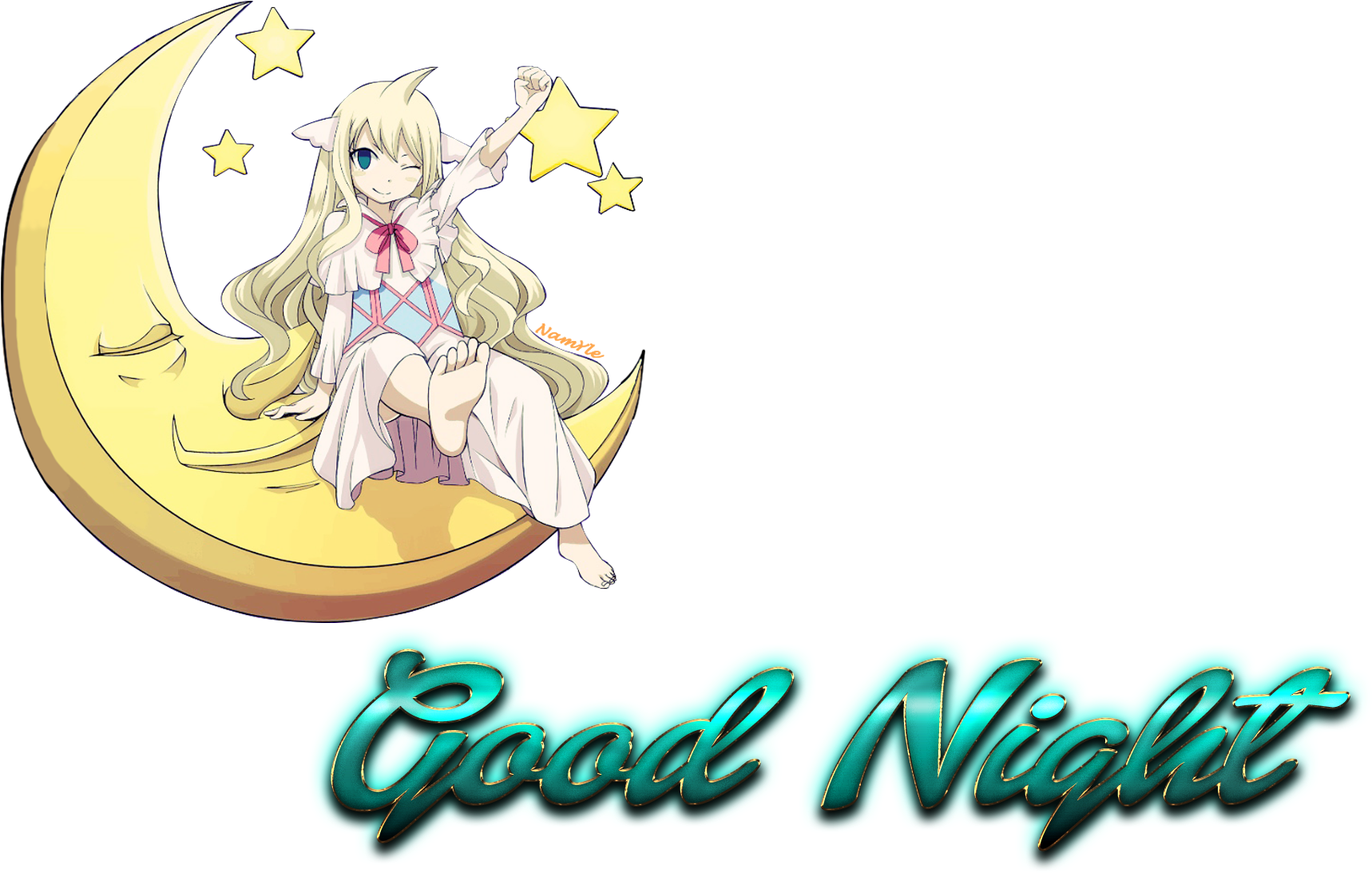 Animated Good Night Wishes PNG