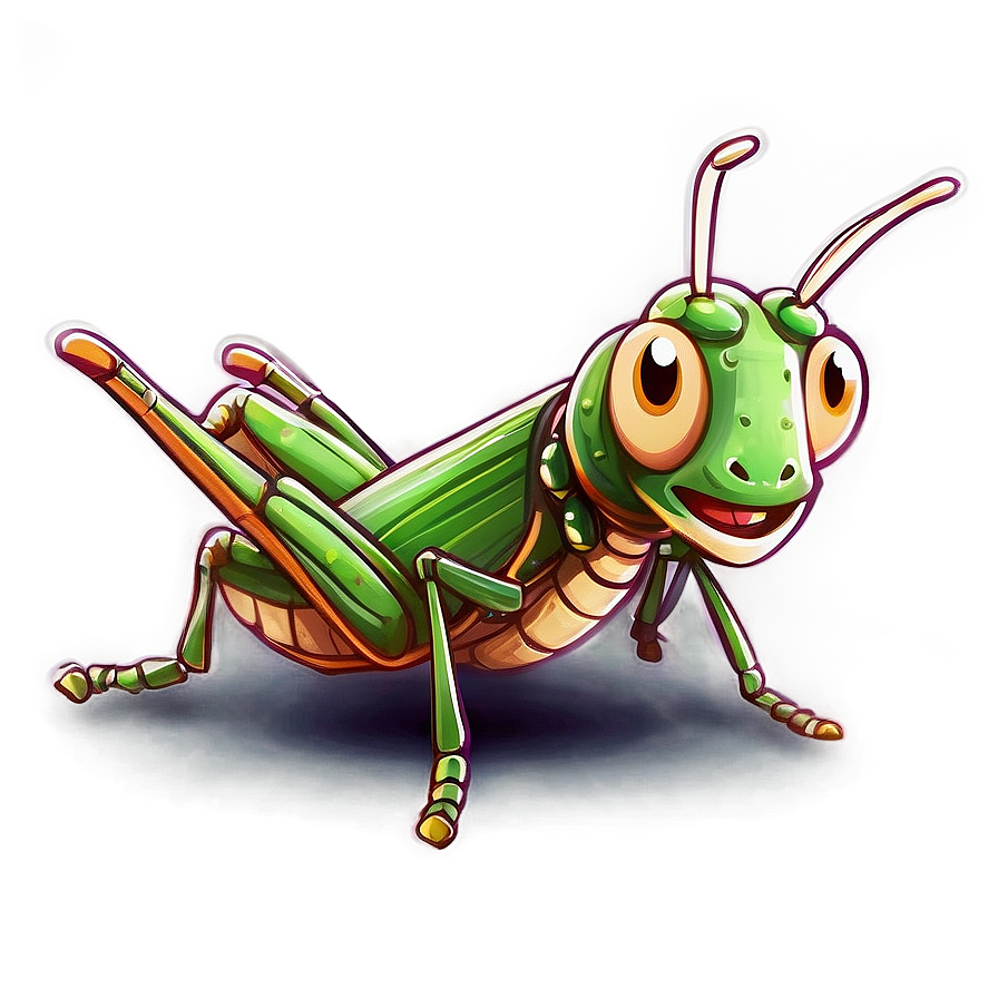 Animated Grasshopper Character Png Gcc69 PNG