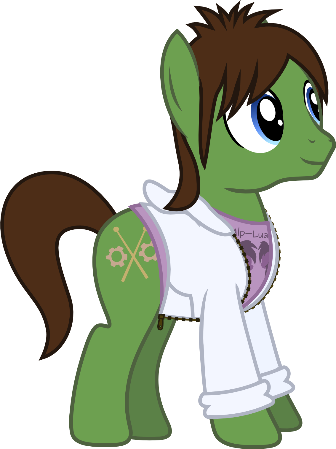 Animated Green Pony Character PNG