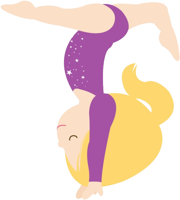 Animated Gymnast Handstand PNG
