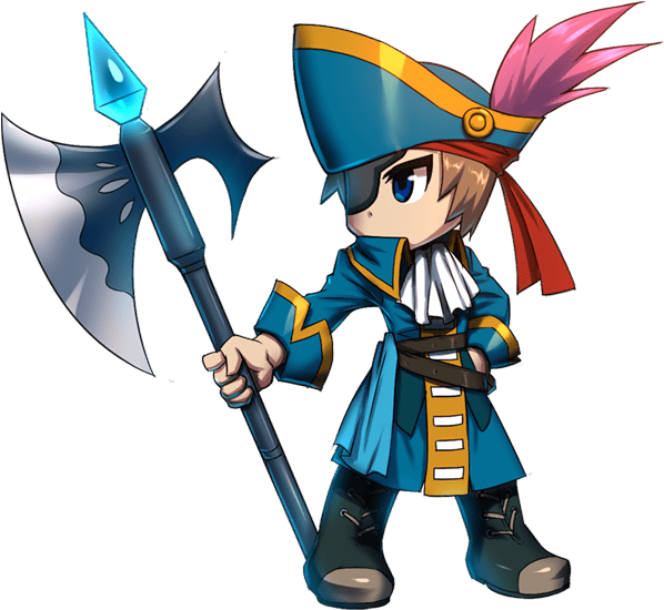 Animated Halberdier Character PNG