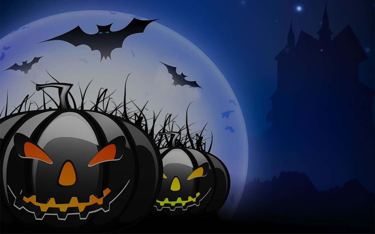 Experience Some Magical Animated Halloween Scenes Wallpaper