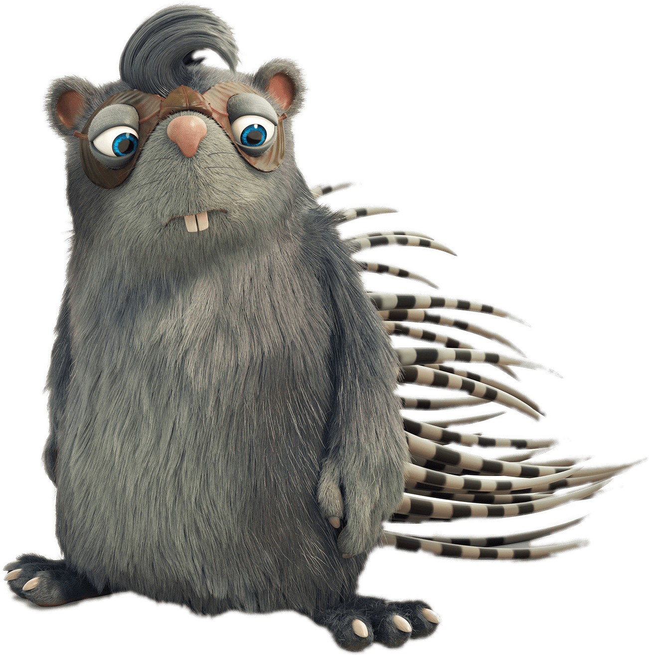 Animated Hamster Character PNG