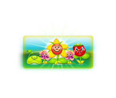 Animated Happy Plants PNG