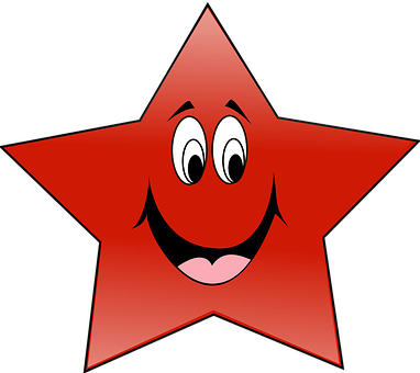 Animated Happy Star Character PNG