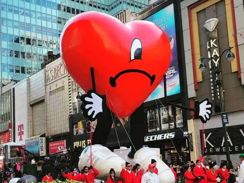 Animated Heart Balloon Parade Wallpaper