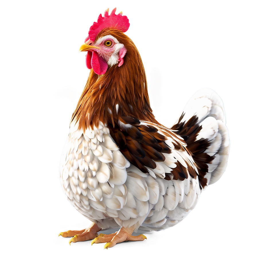 Animated Hen Character Png 06202024 PNG