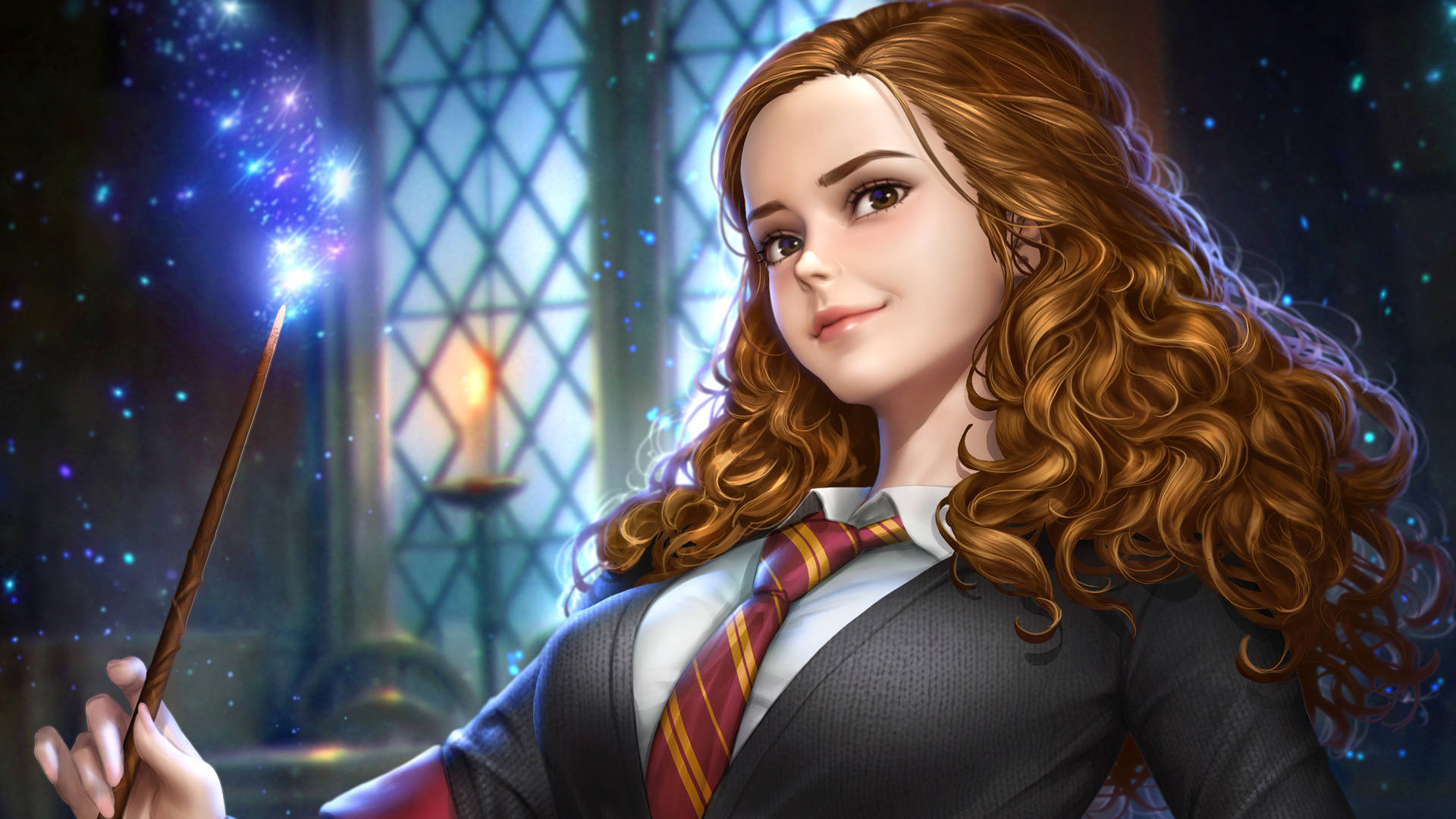 Download Animated Hermione Harry Potter Wallpaper 