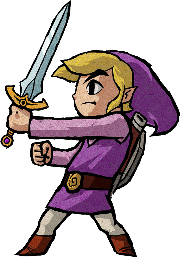 Animated Hero With Sword PNG