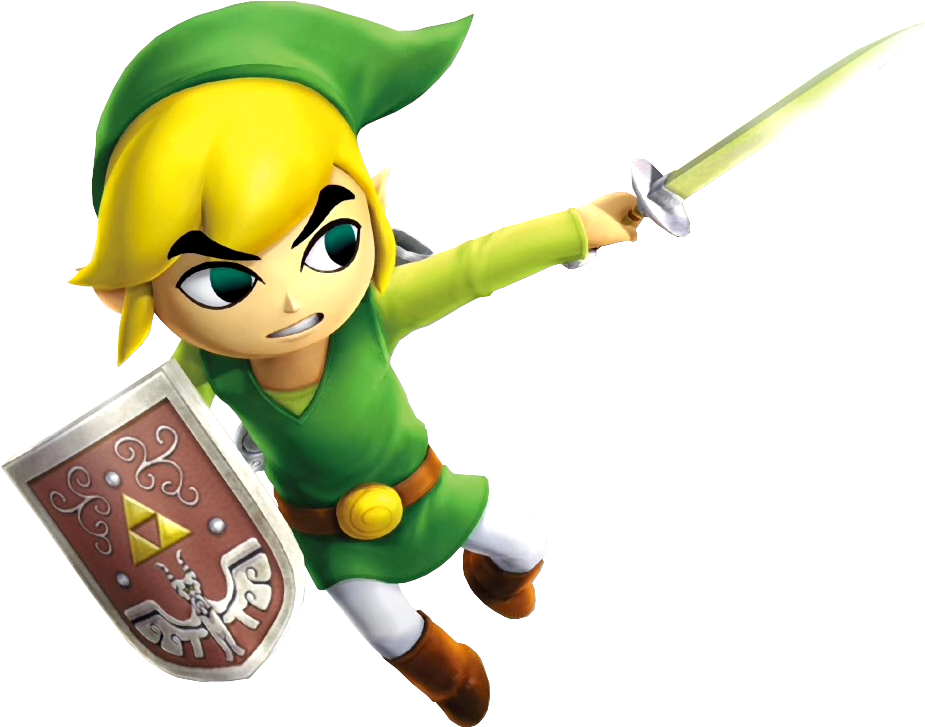 Animated Hero With Sword And Shield PNG