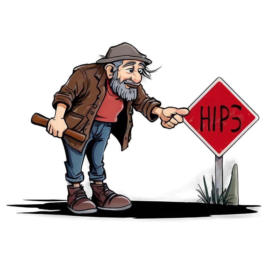 Animated Hobo Figure Png Cgc93 PNG