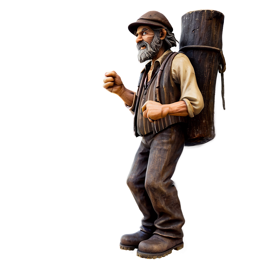 Download Animated Hobo Figure Png Gmv | Wallpapers.com