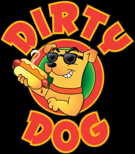 Animated Hot Dog Character Logo PNG