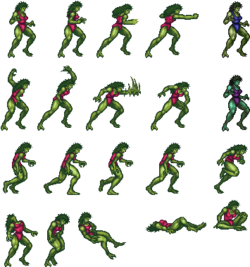 Download Animated Hulk Sprite Sheet | Wallpapers.com