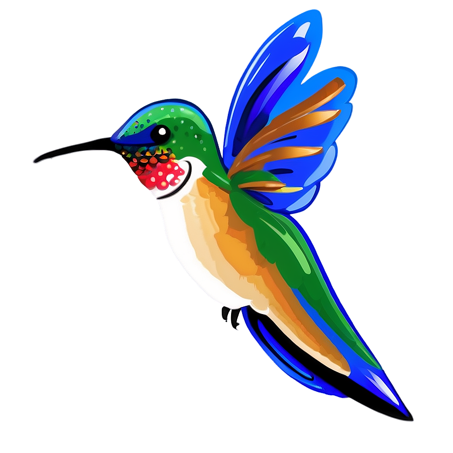 Download Animated Hummingbird Png Svf | Wallpapers.com