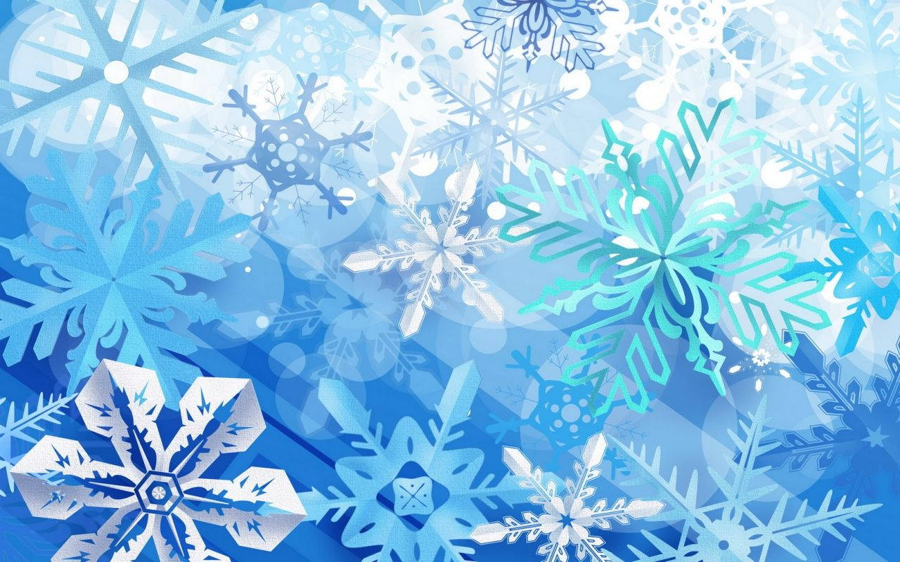 Animated Ice Snowflakes