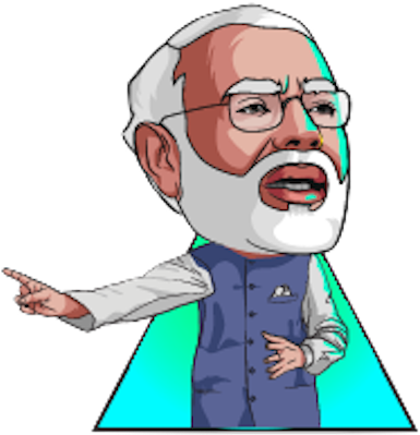 Animated Indian Leader Speech Gesture PNG