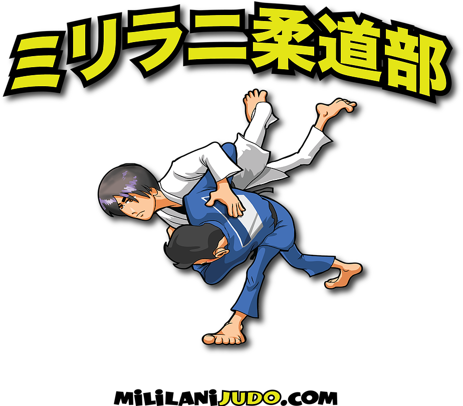Animated Judo Throw Illustration PNG