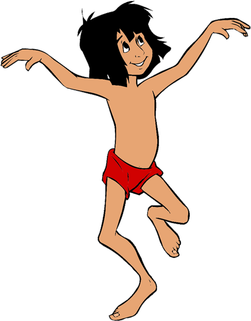 Animated Jungle Boy Dancing PNG