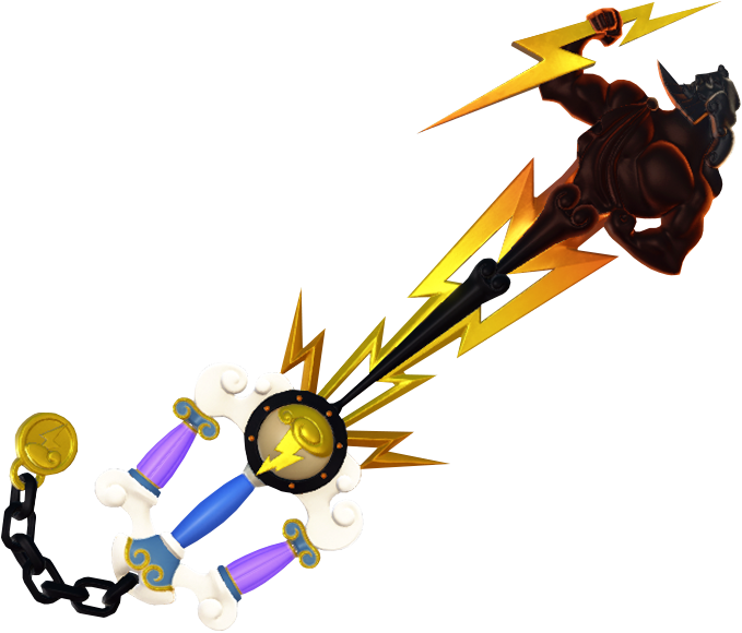 Animated Keybladeand Heartless Character PNG