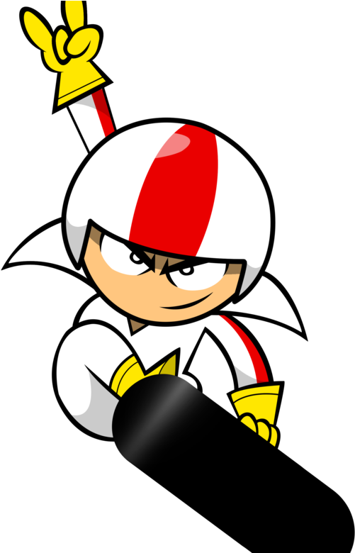 Animated Kick Character With Bomb.png PNG