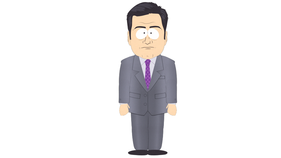 Animated Lawyer Character PNG