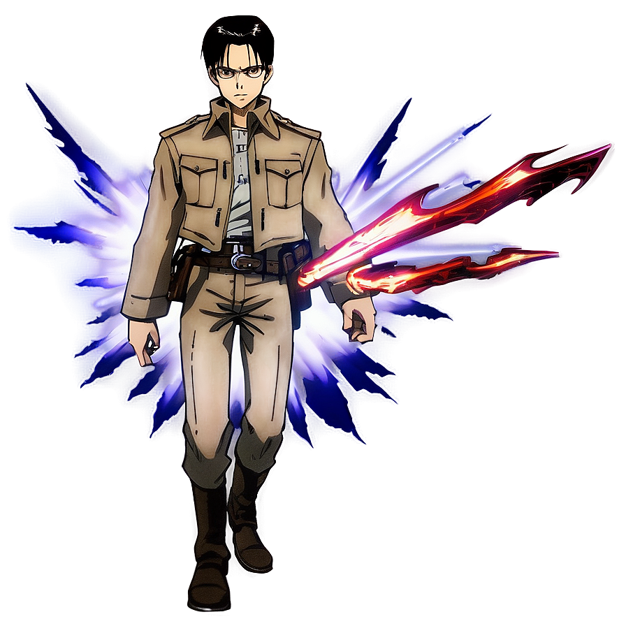 Animated Levi Ackerman Png 91 PNG