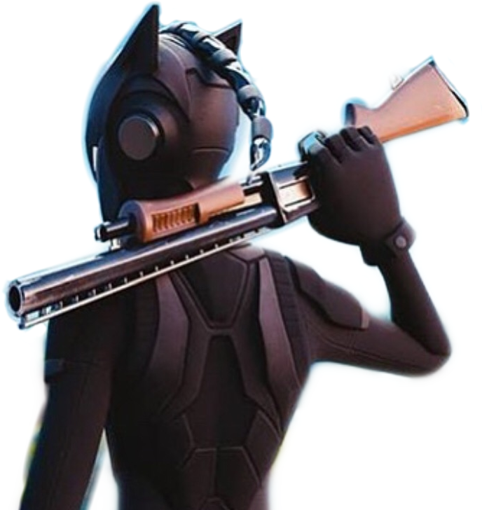 Animated Lynx Character With Rifle PNG