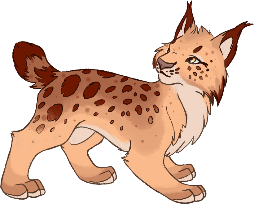 Animated Lynx Walking PNG
