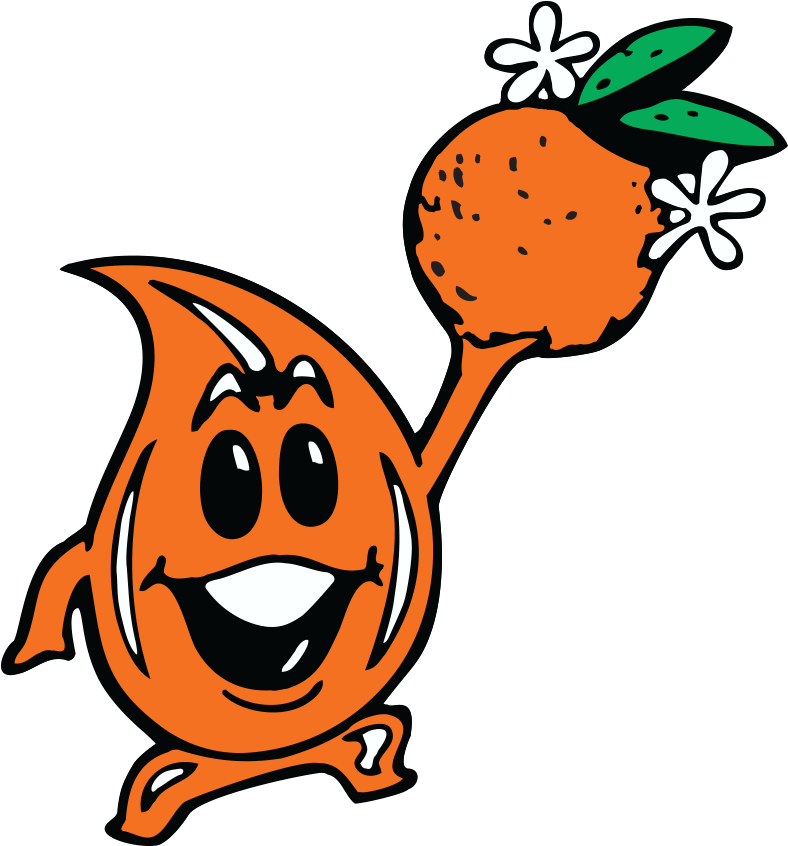 Animated Mandarin Character Holding Flower.png PNG