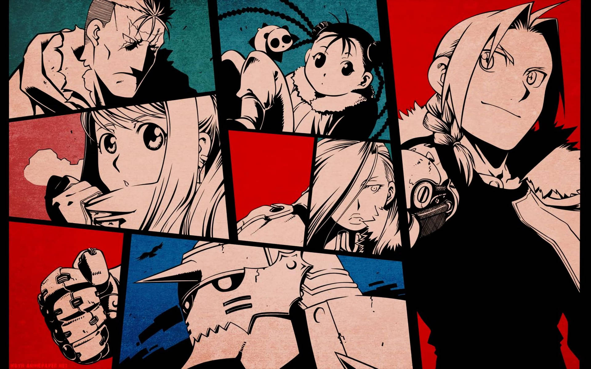 Animated Manga Fullmetal Alchemist Brotherhood Wallpaper