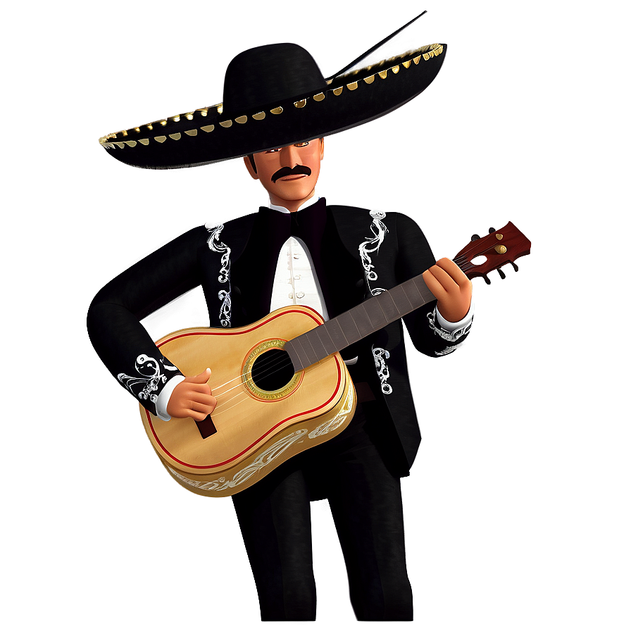 Download Animated Mariachi Characters Png Dbh10 | Wallpapers.com