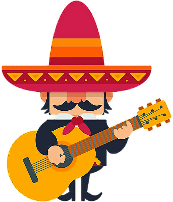 Download Animated Mariachi Guitar Player | Wallpapers.com