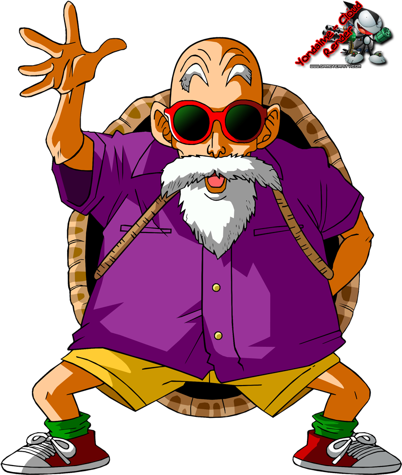 Animated Martial Arts Master Character PNG