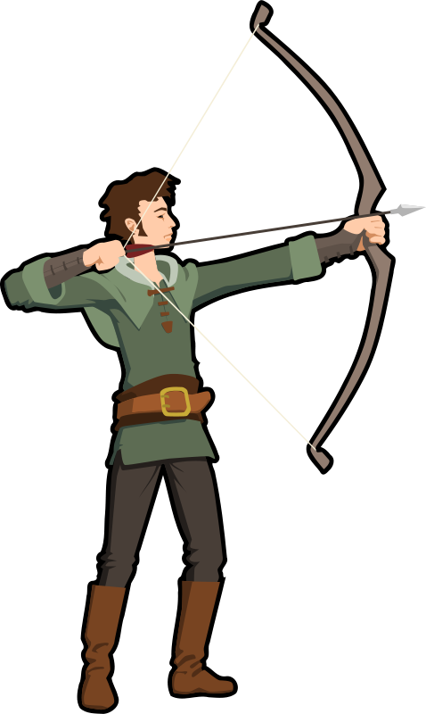 Animated Medieval Archer Readyto Shoot PNG