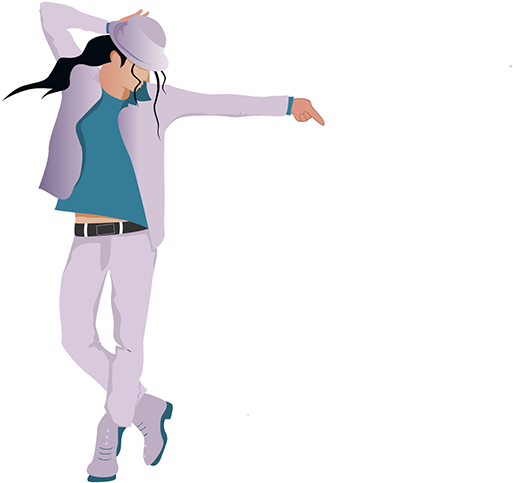 Animated Michael Jackson Dance Pose PNG