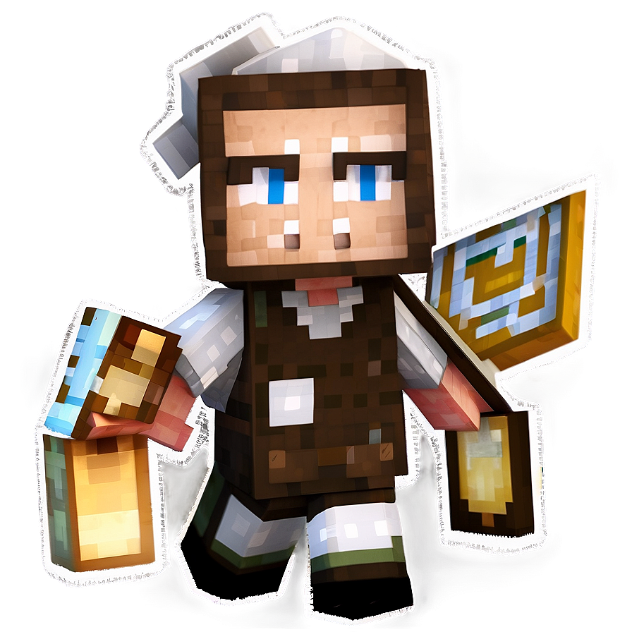 Animated Minecraft Villager Png 7 PNG