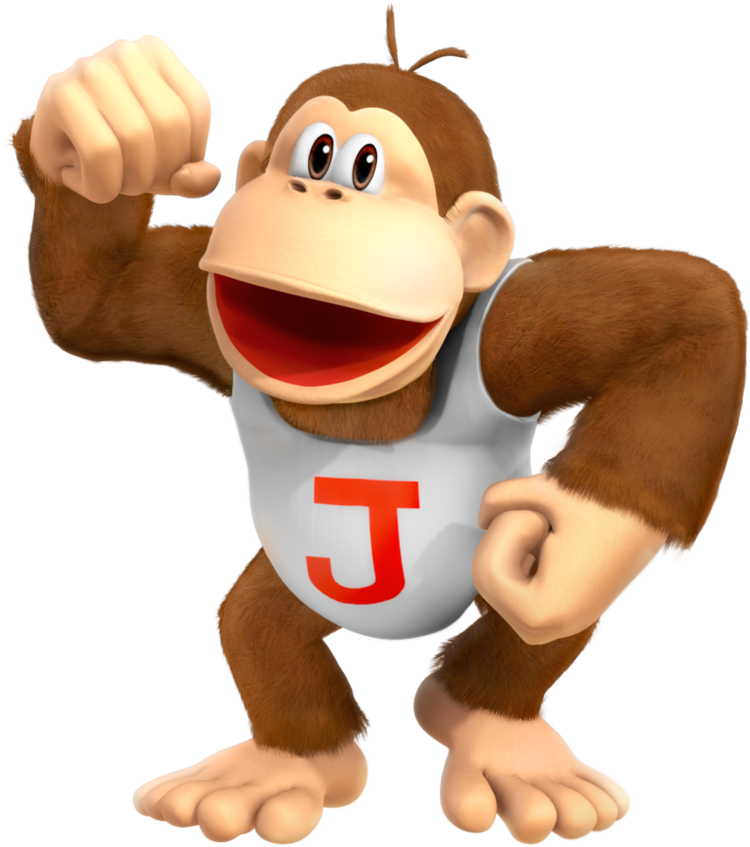 Animated Monkey Character Thumbs Up PNG