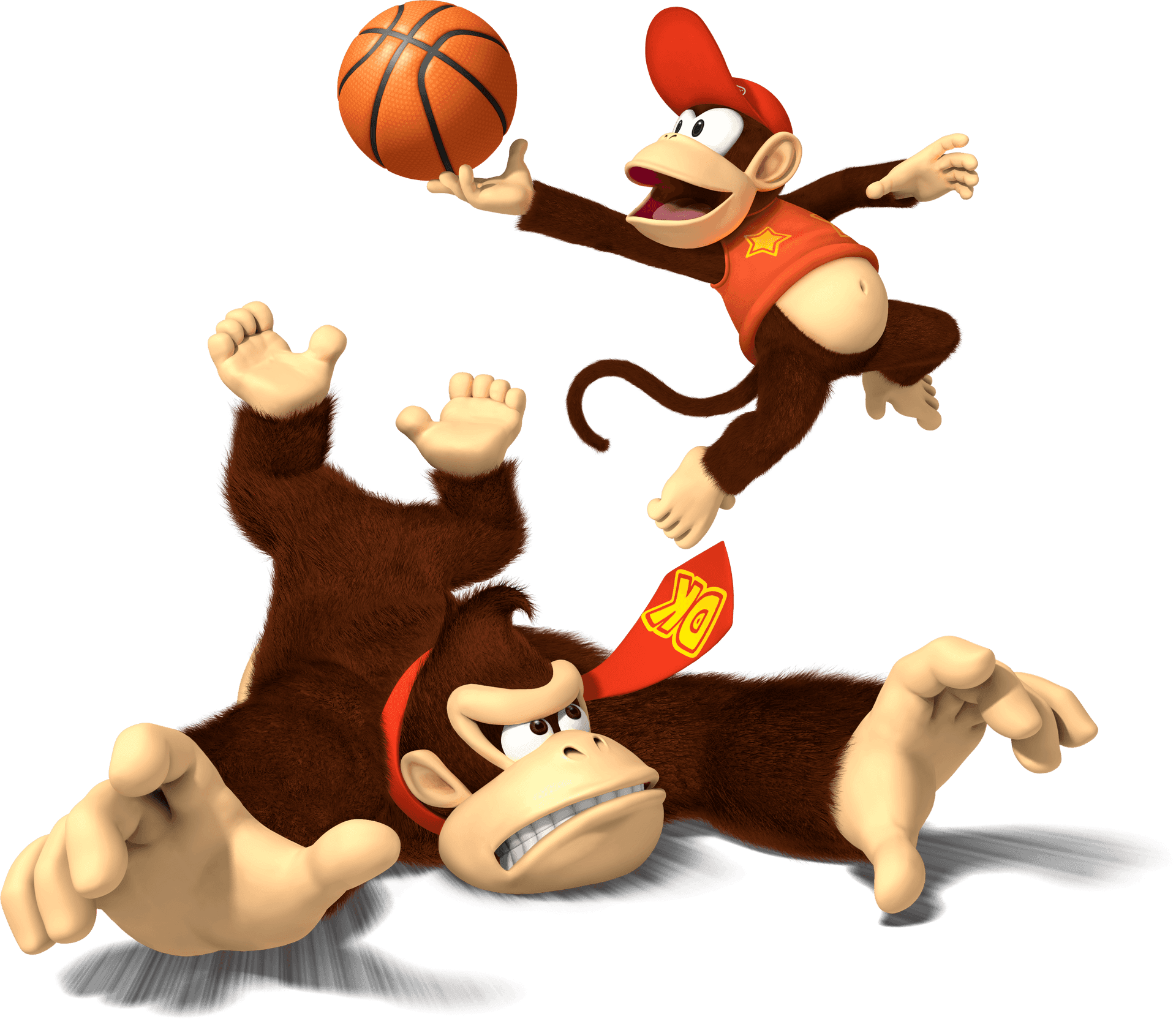 Animated Monkeys Playing Basketball PNG