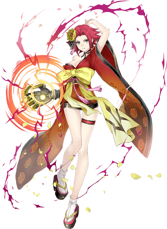 Animated Mystic Warrior Girl PNG