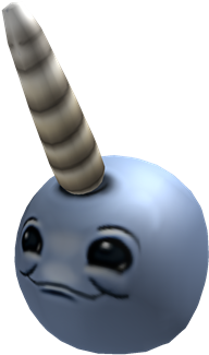 Animated Narwhal Character PNG
