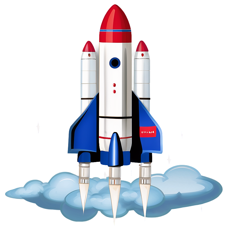 Animated Nasa Rocket Png 06112024 PNG